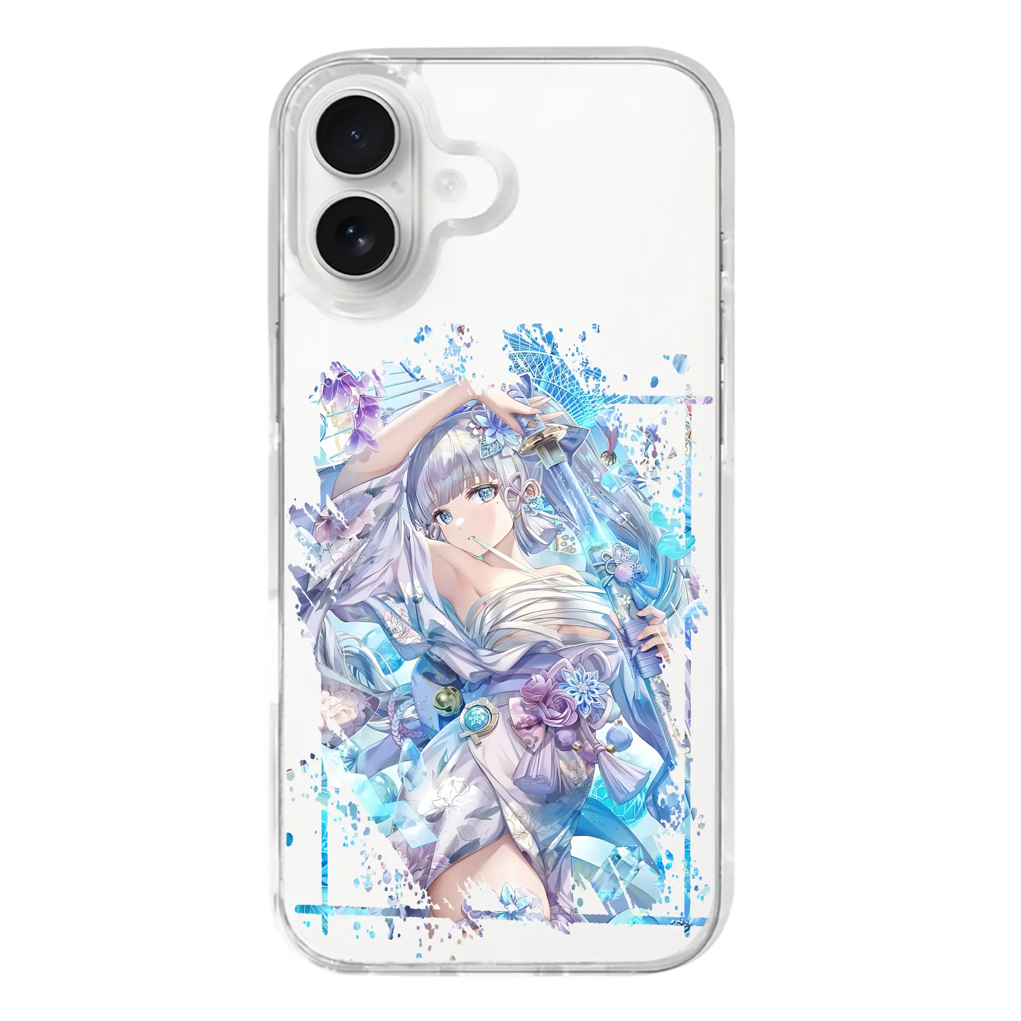 原 神 グッズ 神里綾華 - iPhone 17シリーズ 透明スマホケース – 薄型・耐衝撃・精密フィット保護カバー